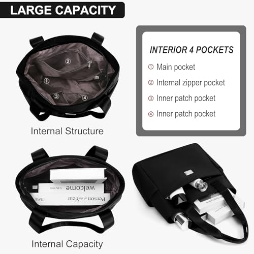 TIAASTAP Designer Nylon Tote Bags for Women