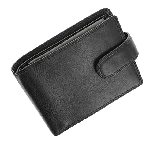 Visconti Knightsbridge Leather Wallet - RFID Blocking - Black