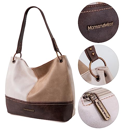 Montana West Designer Hobo Handbag - Crossbody, Large