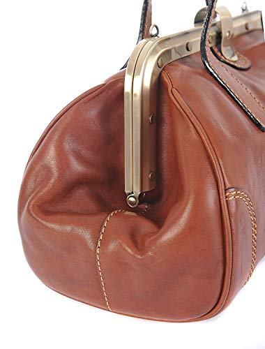 Gianni Conti Tan Italian Leather Shoulder Bag