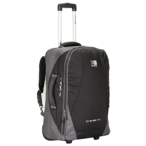 Black 70L Karrimor Transit Wheel Suitcase