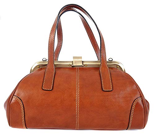 Gianni Conti Tan Italian Leather Shoulder Bag