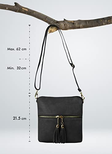 Woodland Leather Crossbody Bags: Designer Faux Leather Shoulder Bag