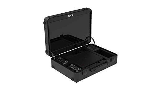 Black Designer Handbag for Playstation 4 Slim Gaming