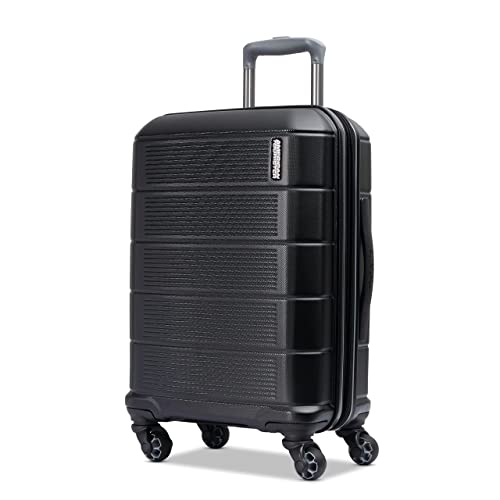 Jet Black American Tourister 3PC Hardside Luggage Spinner