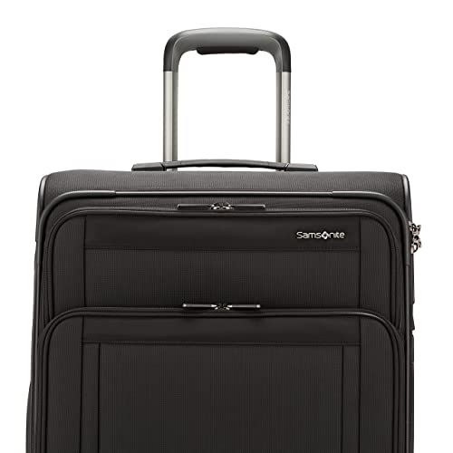 Lineate Dlx Softside Black Medium Exp Spinner Handbag