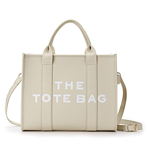 KALIDI Large Capacity PU Leather Women's Tote Bag