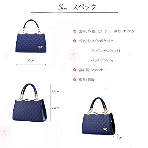 Nicole&Doris Red Diamond Lattice Designer Handbag