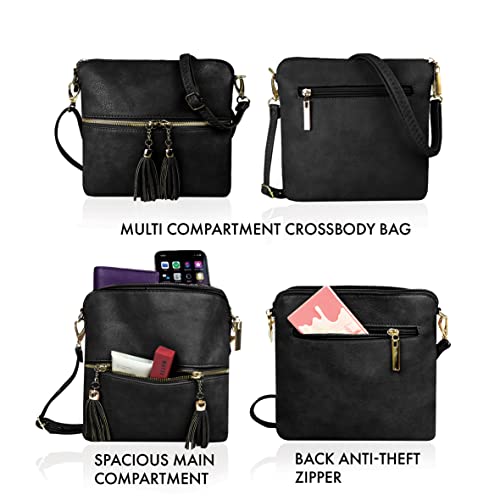 Woodland Leather Crossbody Bags: Designer Faux Leather Shoulder Bag