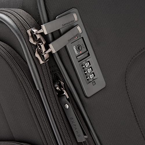 Lineate Dlx Softside Black Medium Exp Spinner Handbag