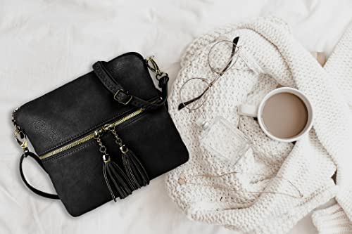 Woodland Leather Crossbody Bags: Designer Faux Leather Shoulder Bag