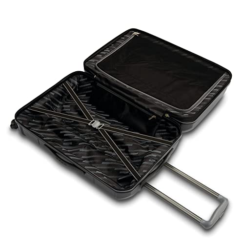 Jet Black American Tourister 3PC Hardside Luggage Spinner