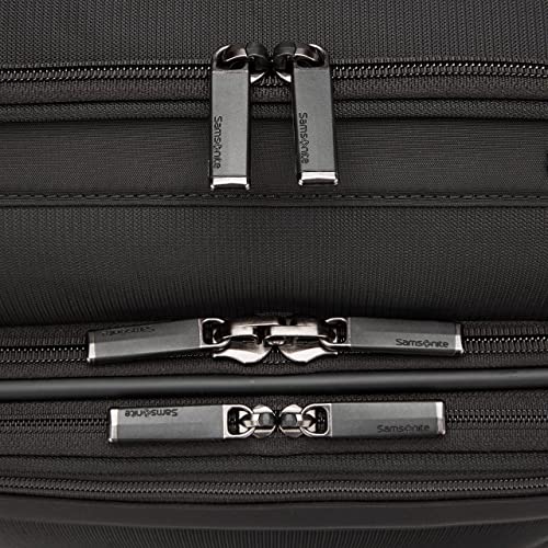 Lineate Dlx Softside Black Medium Exp Spinner Handbag