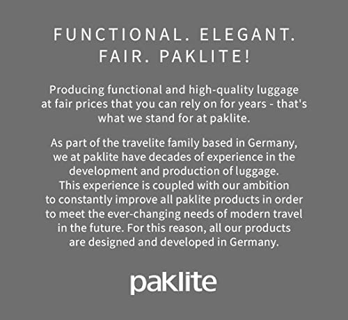 Stylish Paklite 4-Wheel Designer Handbag Suitcase - 55cm