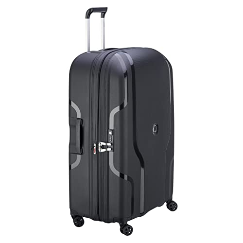 Delsey Paris Clavel Black Hardside Expandable Luggage Spinner