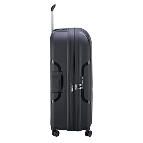 Delsey Paris Clavel Black Hardside Expandable Luggage Spinner