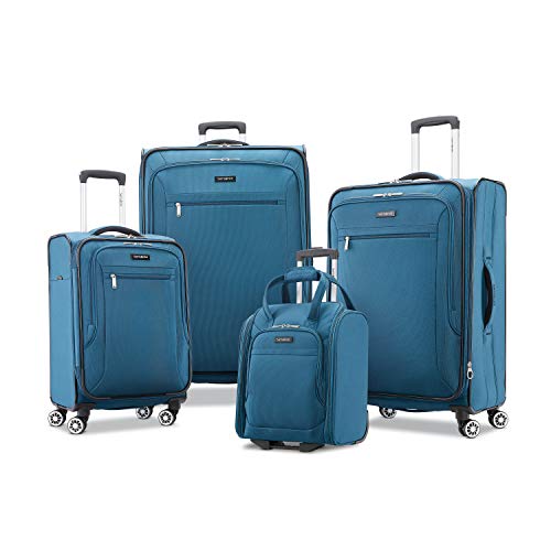 Teal Samsonite Ascella X Luggage with Spinners