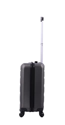 Designer Carry On Luggage Suitcase with 4 Wheels