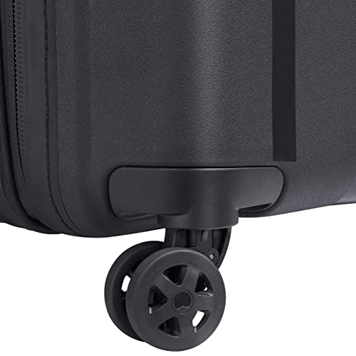 Delsey Paris Clavel Black Hardside Expandable Luggage Spinner