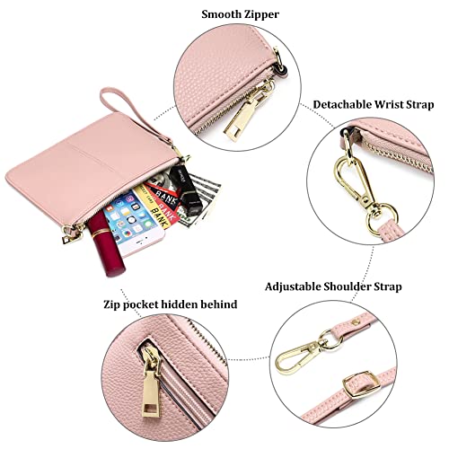 SENDENFN Damen Leder Umhängetasche, Crossbody Handtasche