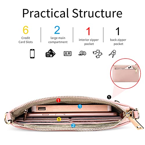 SENDENFN Damen Leder Umhängetasche, Crossbody Handtasche