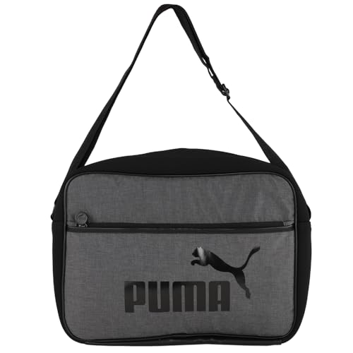 Puma Men's Black Grey Laptop Travel Casual Handbag