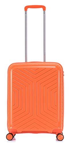 Designer 20" Hard Shell Spinner Hand Luggage - Orange