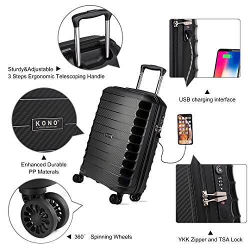 Kono Cabin Case: Lightweight Designer Handbag with USB