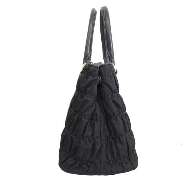Prada Black Nylon Small Satchel Handbag 1BA173