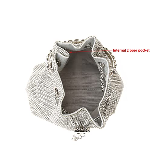 COAIMANEY Rhinestone Clutch for Wedding Party Prom