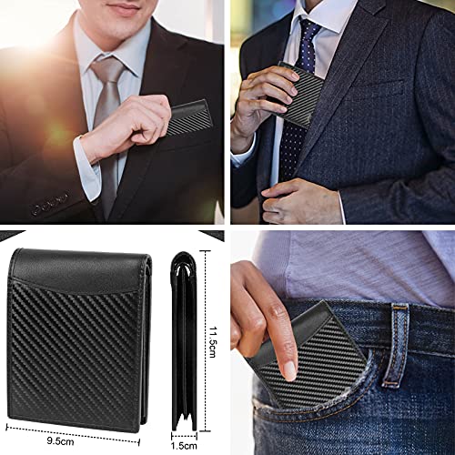 BIAL Designer Mens Bifold Wallet with RFID Blocking