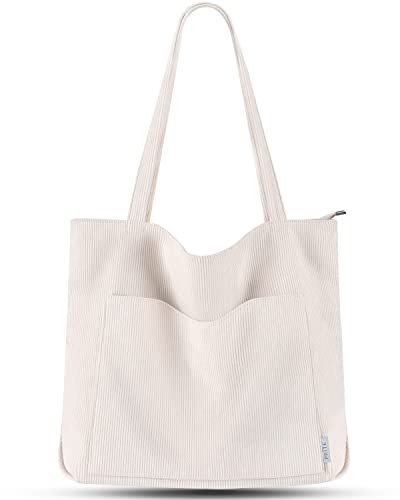 Corduroy Tote Bag: Stylish & Spacious for Women