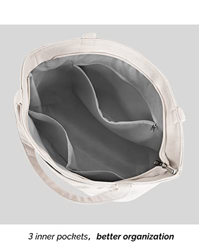 Corduroy Tote Bag: Stylish & Spacious for Women