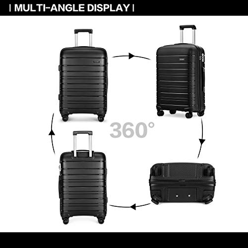 Designer Handbag: Kono Lightweight Check-in Luggage (Black)