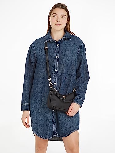 Tommy Hilfiger Poppy Shoulder Bag: Black, OS