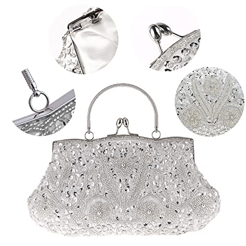 Elegant Rhinestone Clutch Bag - Wedding Party Fashion