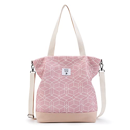KALIDI Canvas Damen Handtasche - Pink