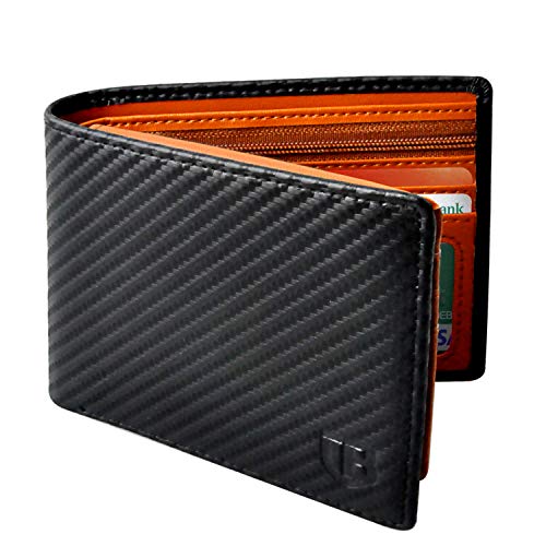 BIAL RFID Blocking Slim Bifold Designer Mens Wallet