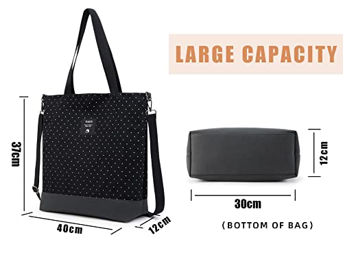 KALIDI Canvas Damen Handtasche - Pink