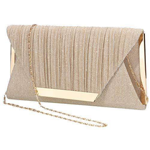 Golden Shining Designer Handbag for Women