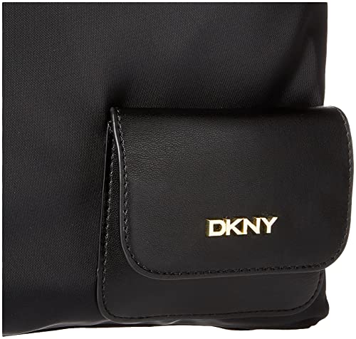 DKNY Women's R21eer56-bgd Crossbody, Blk/Gold, One Size