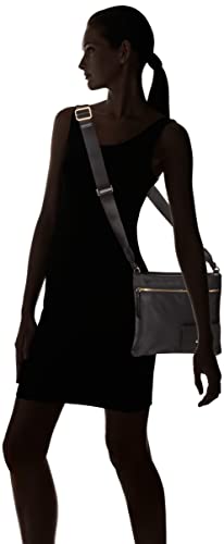 DKNY Women's R21eer56-bgd Crossbody, Blk/Gold, One Size