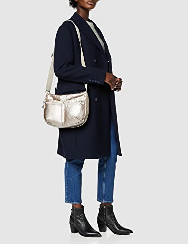 Kipling Women's Izellah Crossbody Bag, Metallic Silver