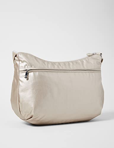 Kipling Women's Izellah Crossbody Bag, Metallic Silver