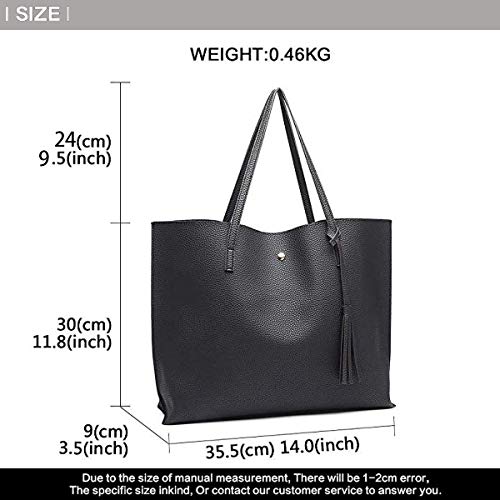 ZhengYue Damen Designer Handtasche - Schwarz