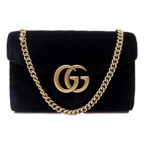 Gucci Emily Black Leather Hobo Handbag 322226