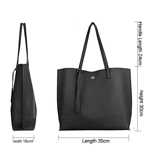 ZhengYue Damen Designer Handtasche - Schwarz