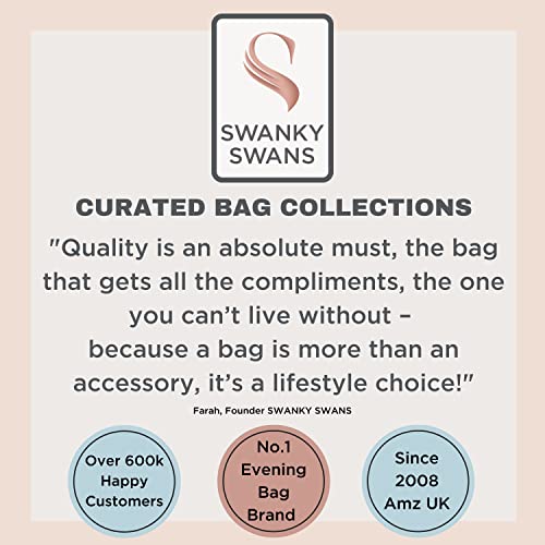 Silver Satin Evening Clutch Bag for Women