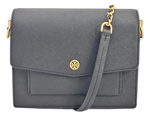 Tory Burch Robinson Black Leather Women's Crossbody