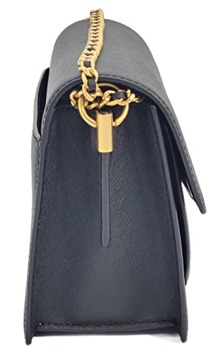 Tory Burch Robinson Black Leather Women's Crossbody